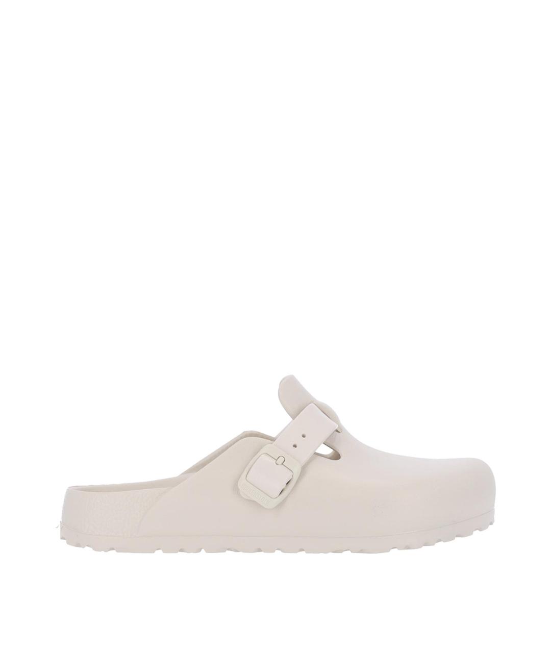 BIRKENSTOCK Белые резиновые сабо, фото 1