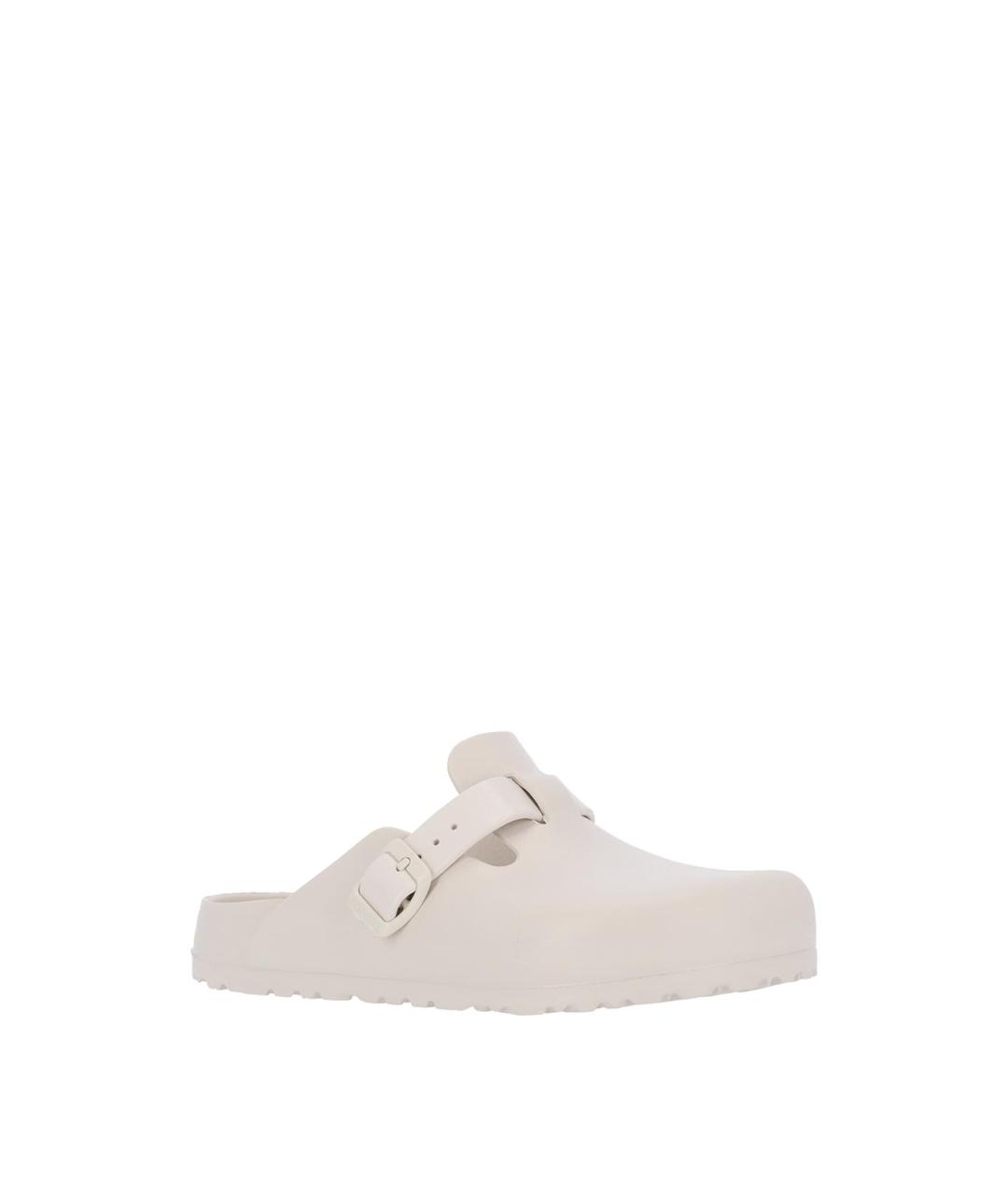 BIRKENSTOCK Белые резиновые сабо, фото 2