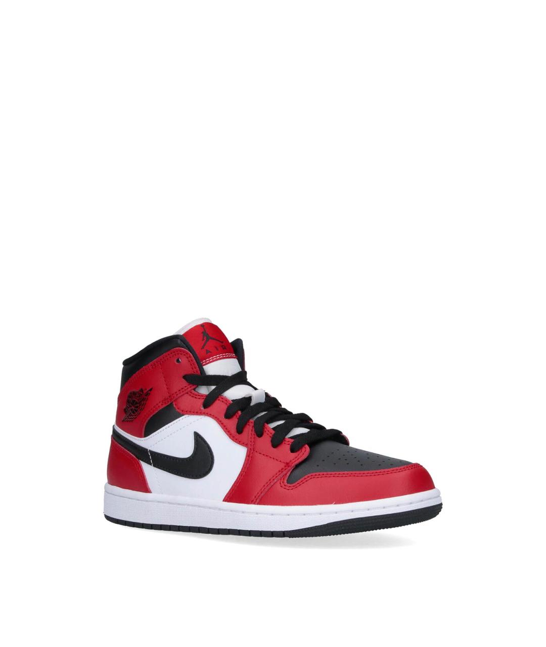 NIKE Красные кожаные низкие кроссовки / кеды, фото 2