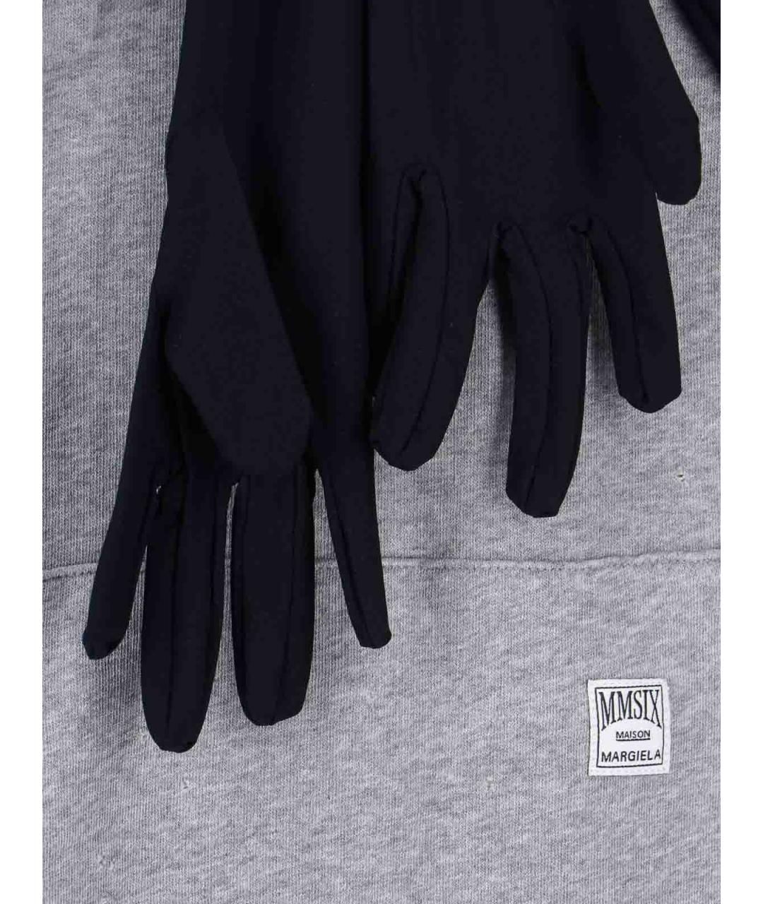 MM6 MAISON MARGIELA Серое хлопковое повседневное платье, фото 5