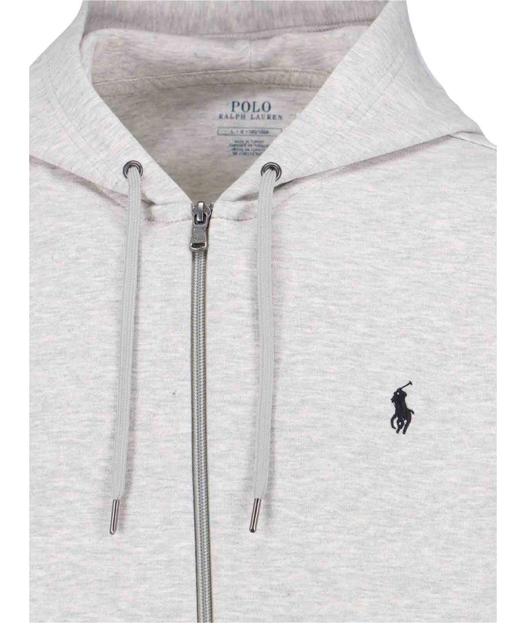 POLO RALPH LAUREN Серый хлопковый джемпер / свитер, фото 3