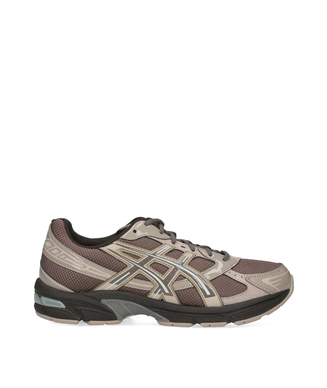 ASICS Коричневые кожаные кроссовки, фото 1