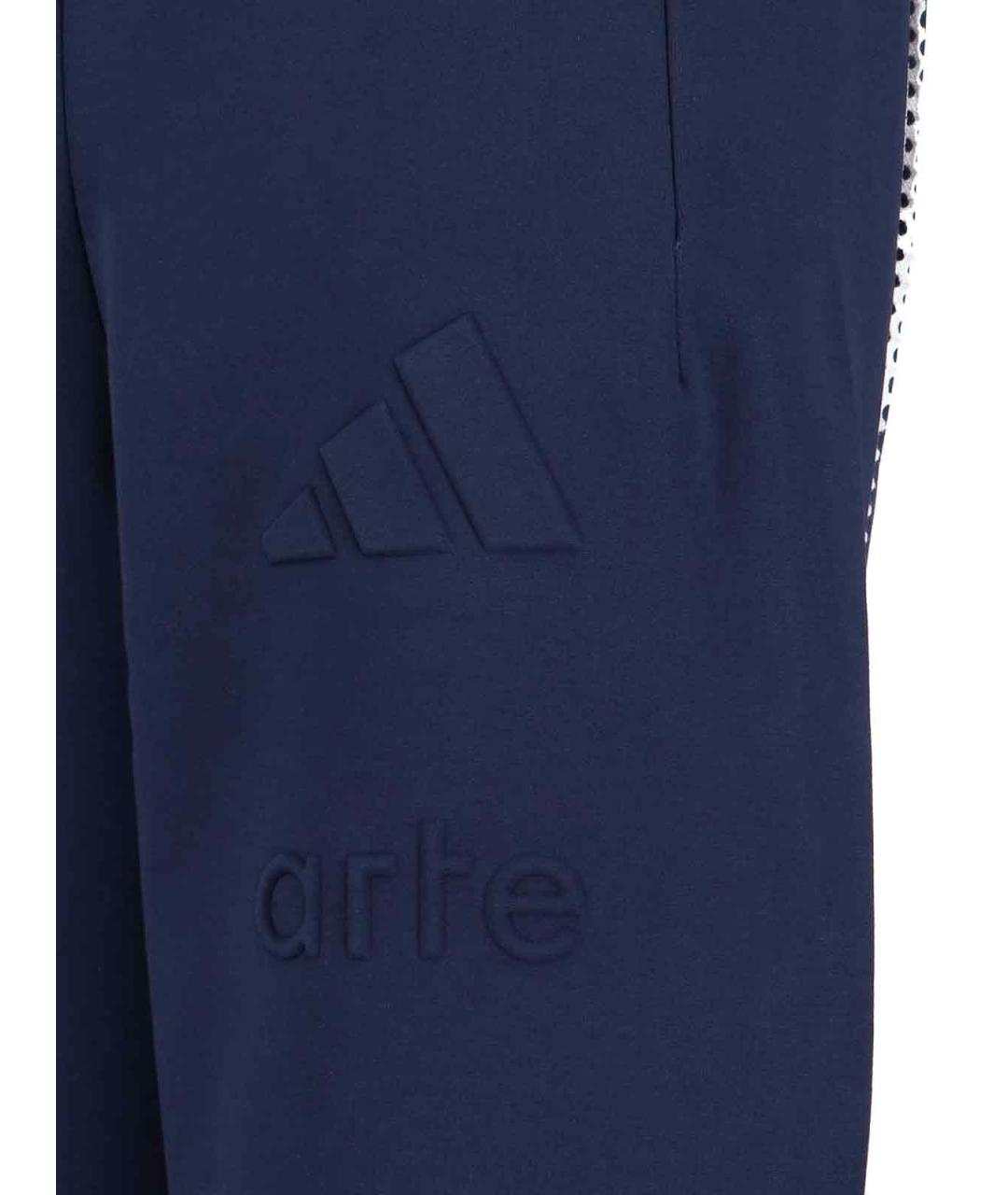 ADIDAS Синие хлопковые повседневные брюки, фото 5