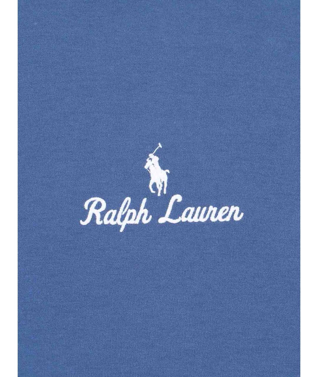 POLO RALPH LAUREN Синий хлопковый джемпер / свитер, фото 3