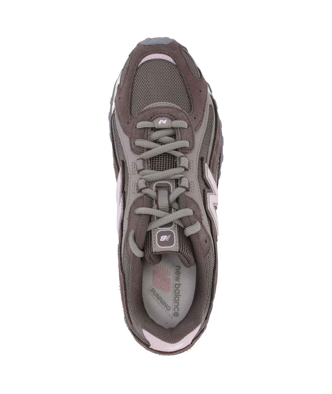 NEW BALANCE Коричневые замшевые кроссовки, фото 5