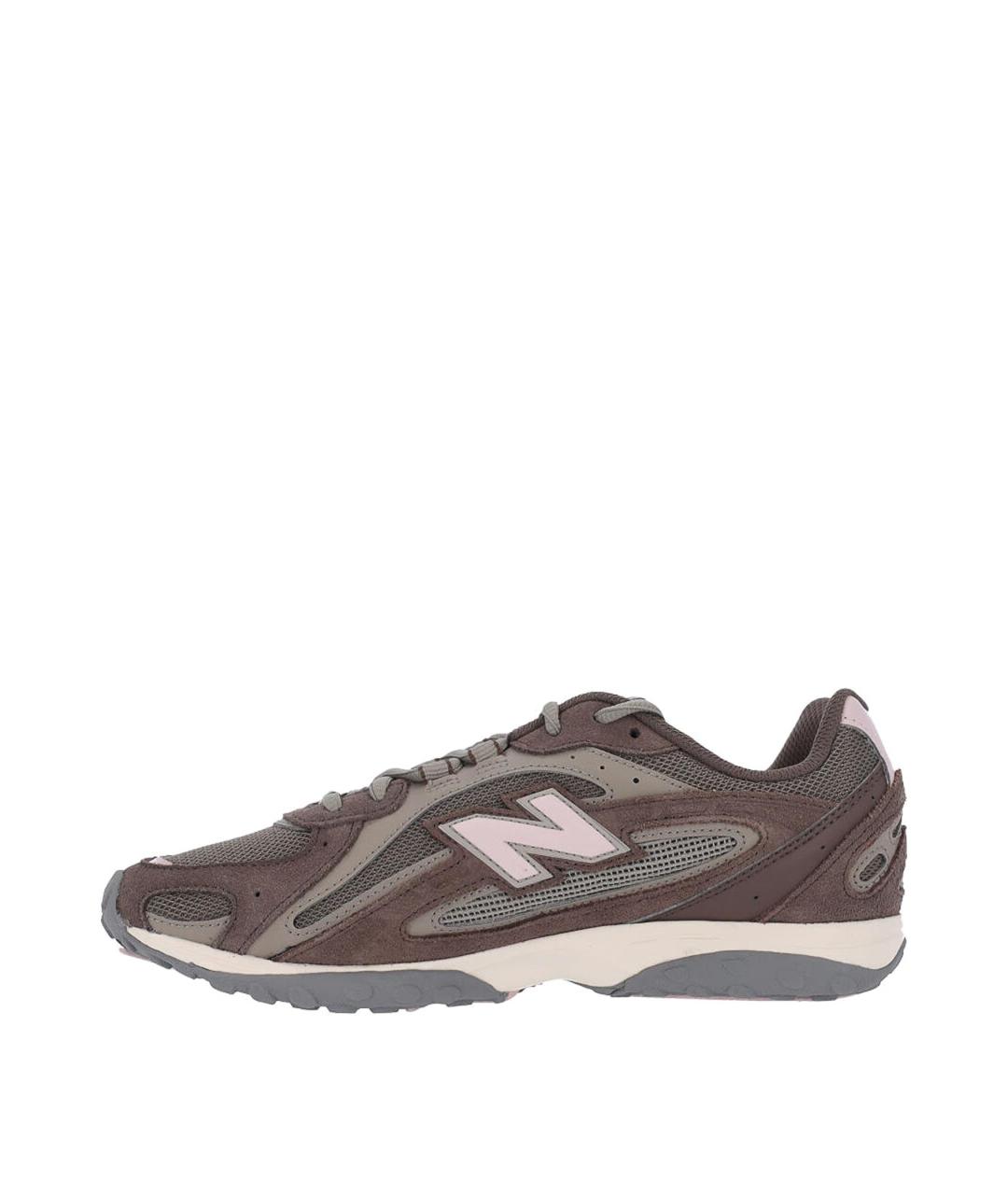 NEW BALANCE Коричневые замшевые кроссовки, фото 3