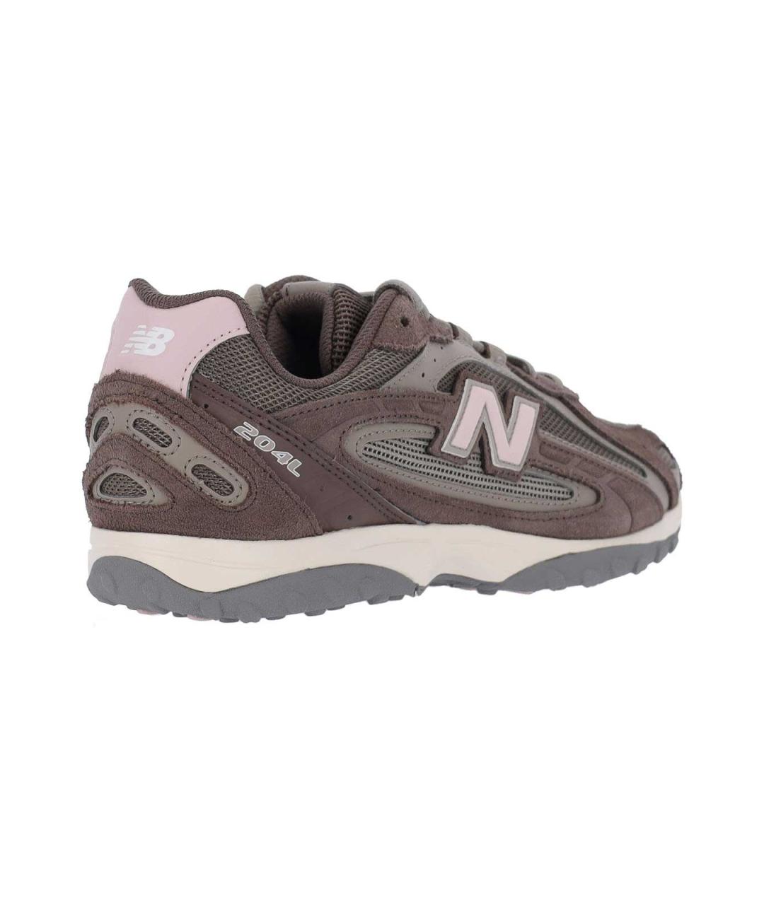 NEW BALANCE Коричневые замшевые кроссовки, фото 4