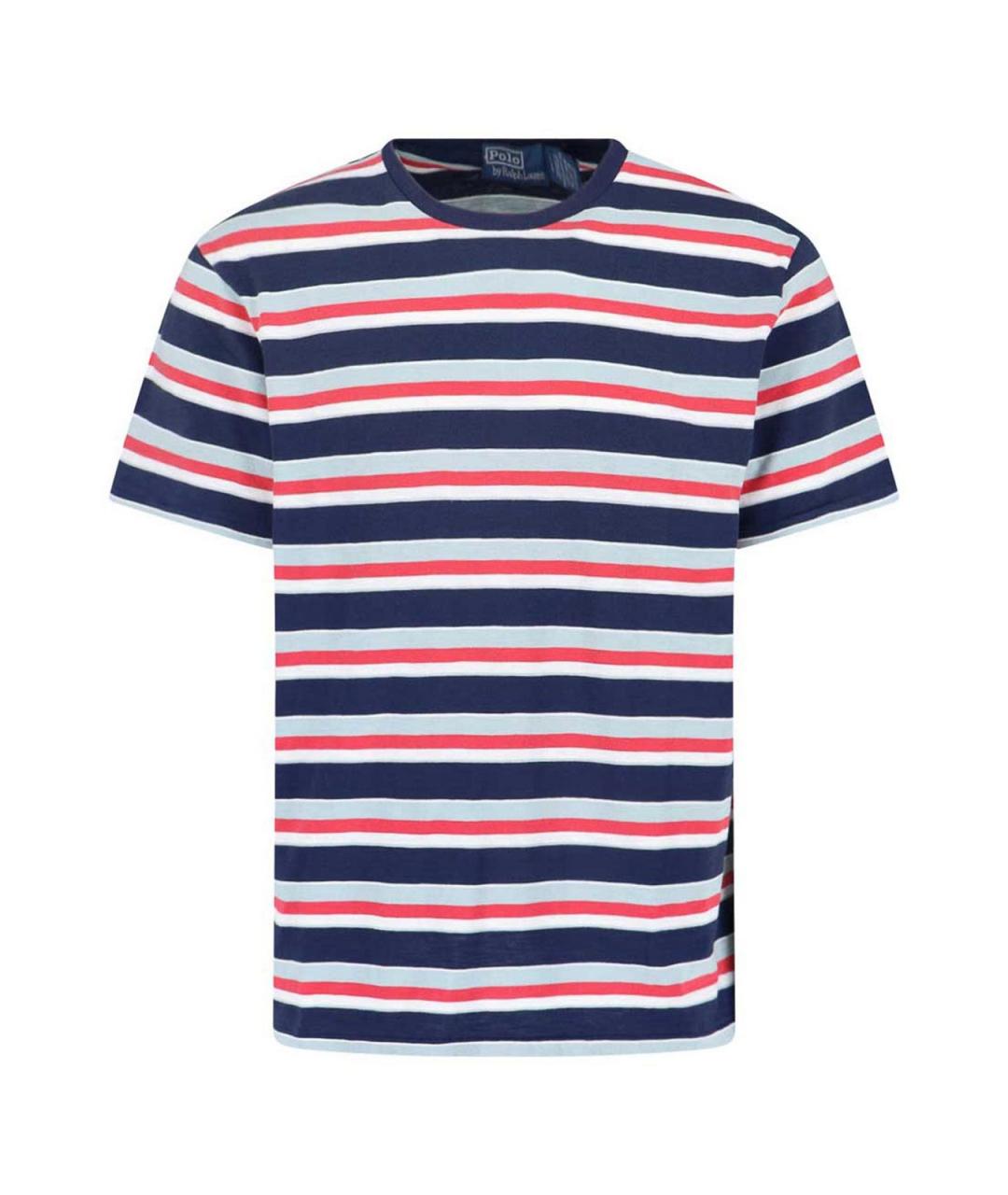 POLO RALPH LAUREN Синяя хлопковая футболка, фото 1