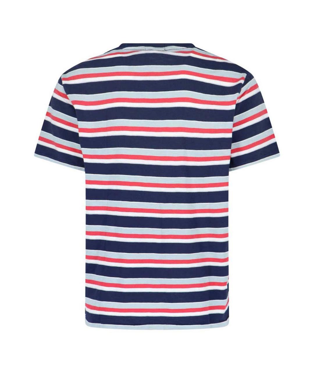 POLO RALPH LAUREN Синяя хлопковая футболка, фото 2