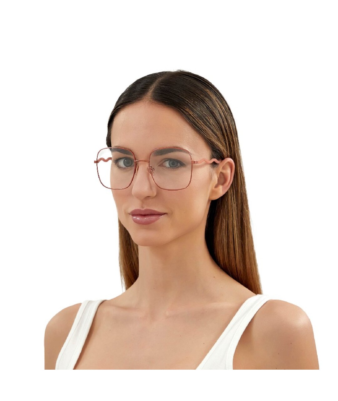 CHLOE Бежевые металлические солнцезащитные очки, фото 9