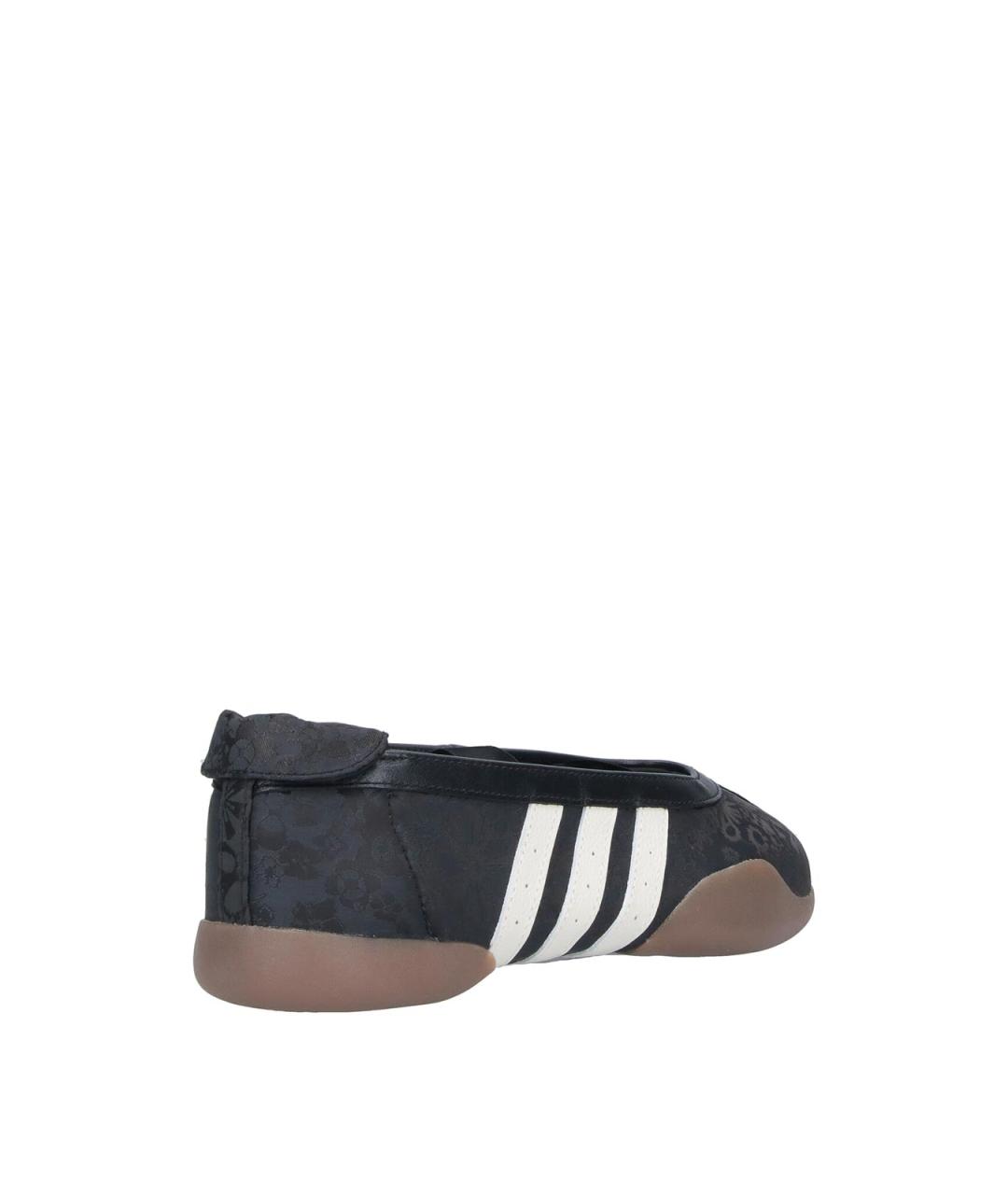 ADIDAS Черные кожаные балетки, фото 4