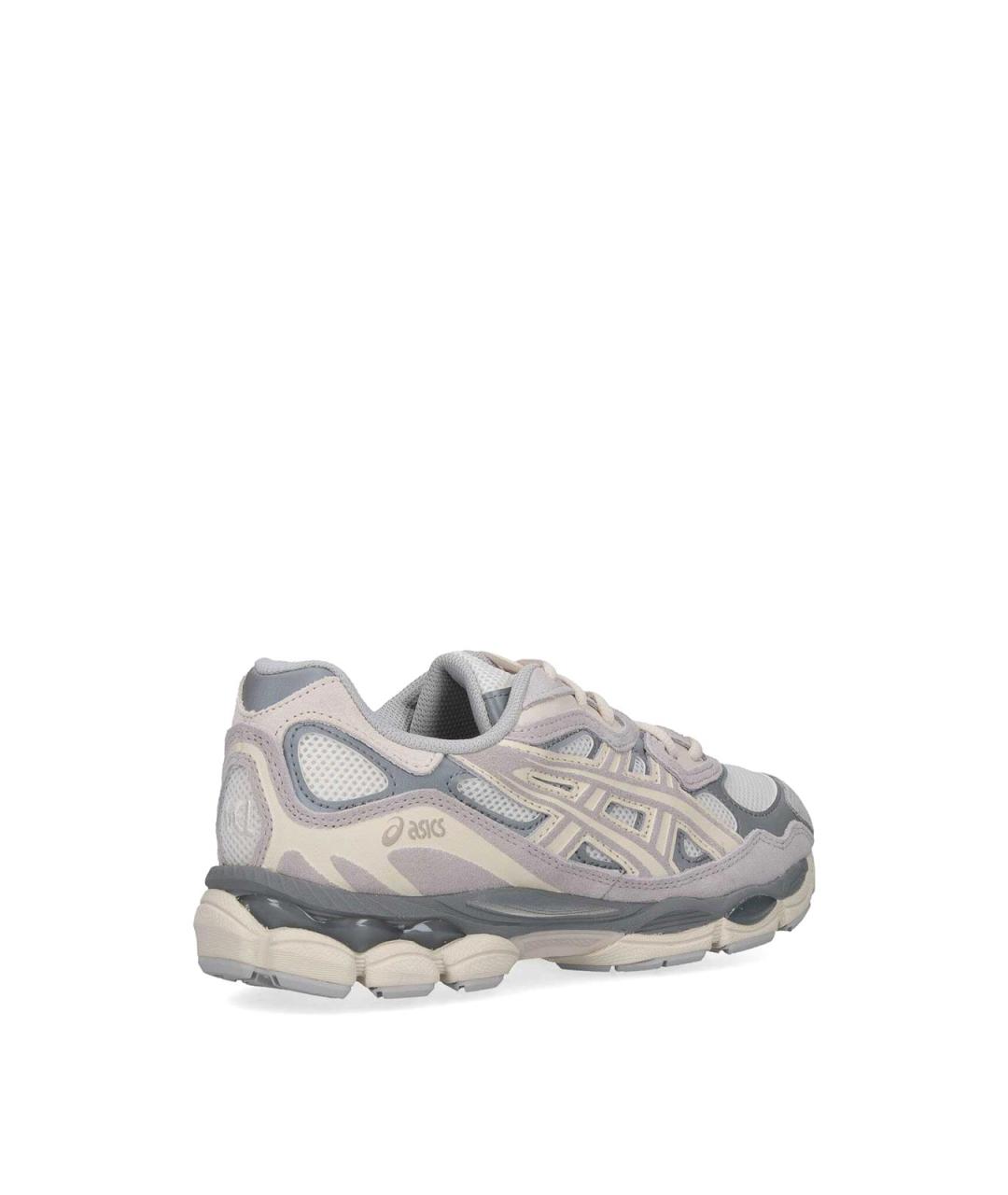 ASICS Серые кожаные низкие кроссовки / кеды, фото 4