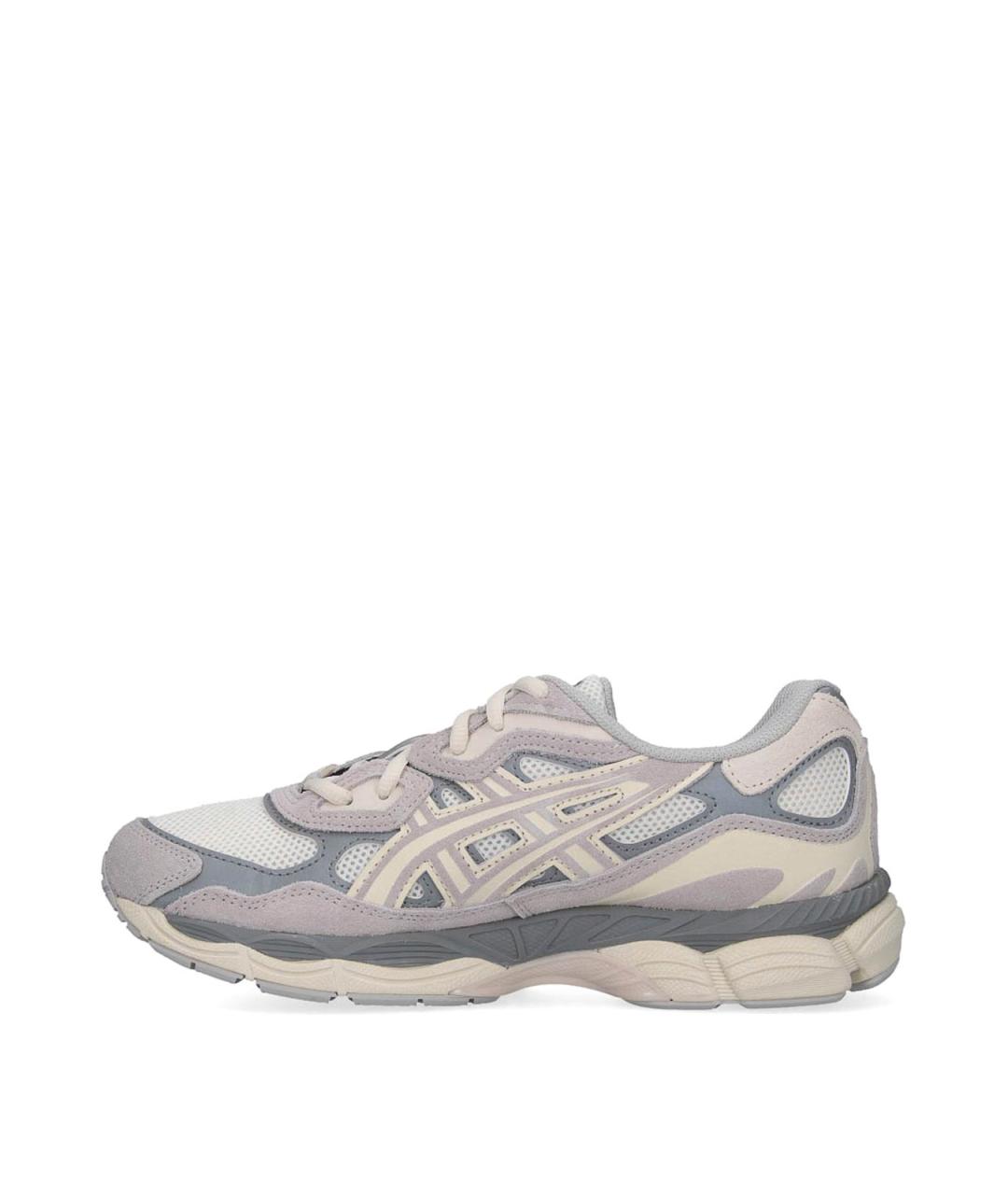 ASICS Серые кожаные низкие кроссовки / кеды, фото 3