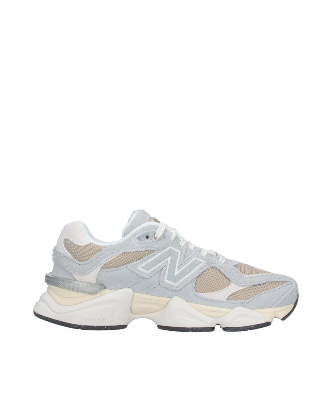 NEW BALANCE Серые замшевые кроссовки, фото 1