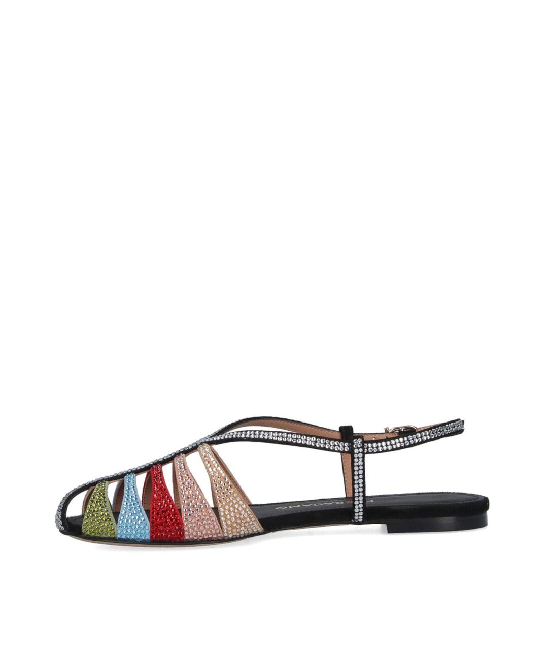 FERRAGAMO Мульти кожаные сандалии, фото 3