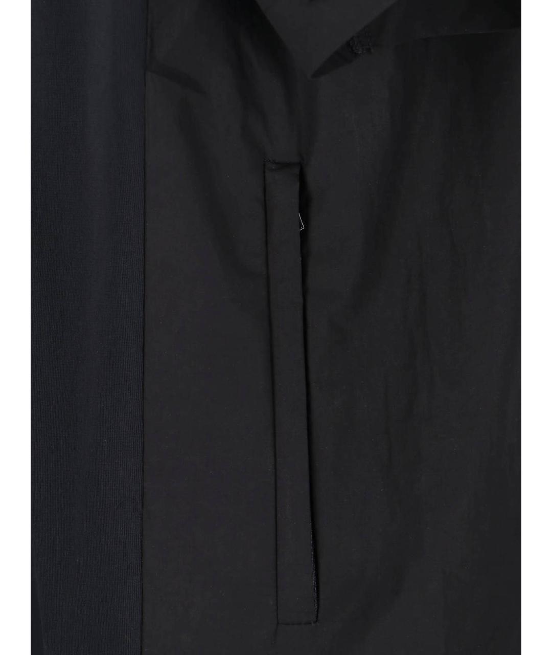 SACAI Черная хлопковая футболка, фото 3
