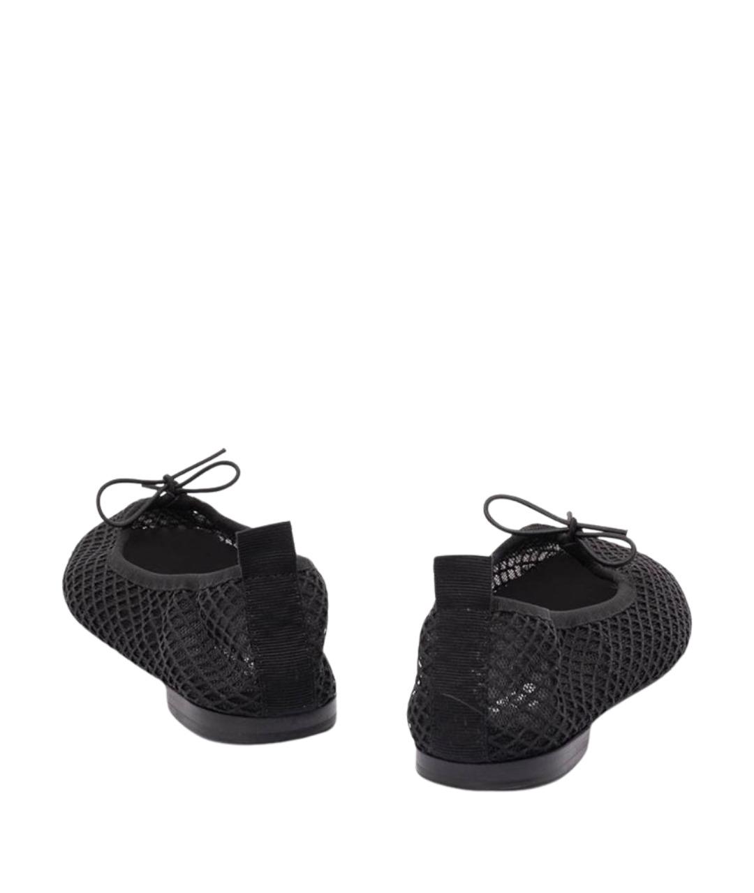 REPETTO Черные синтетические балетки, фото 3