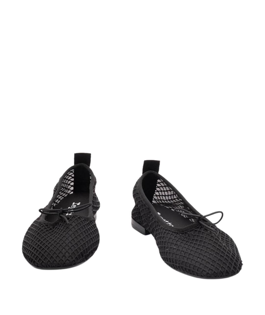 REPETTO Черные синтетические балетки, фото 2