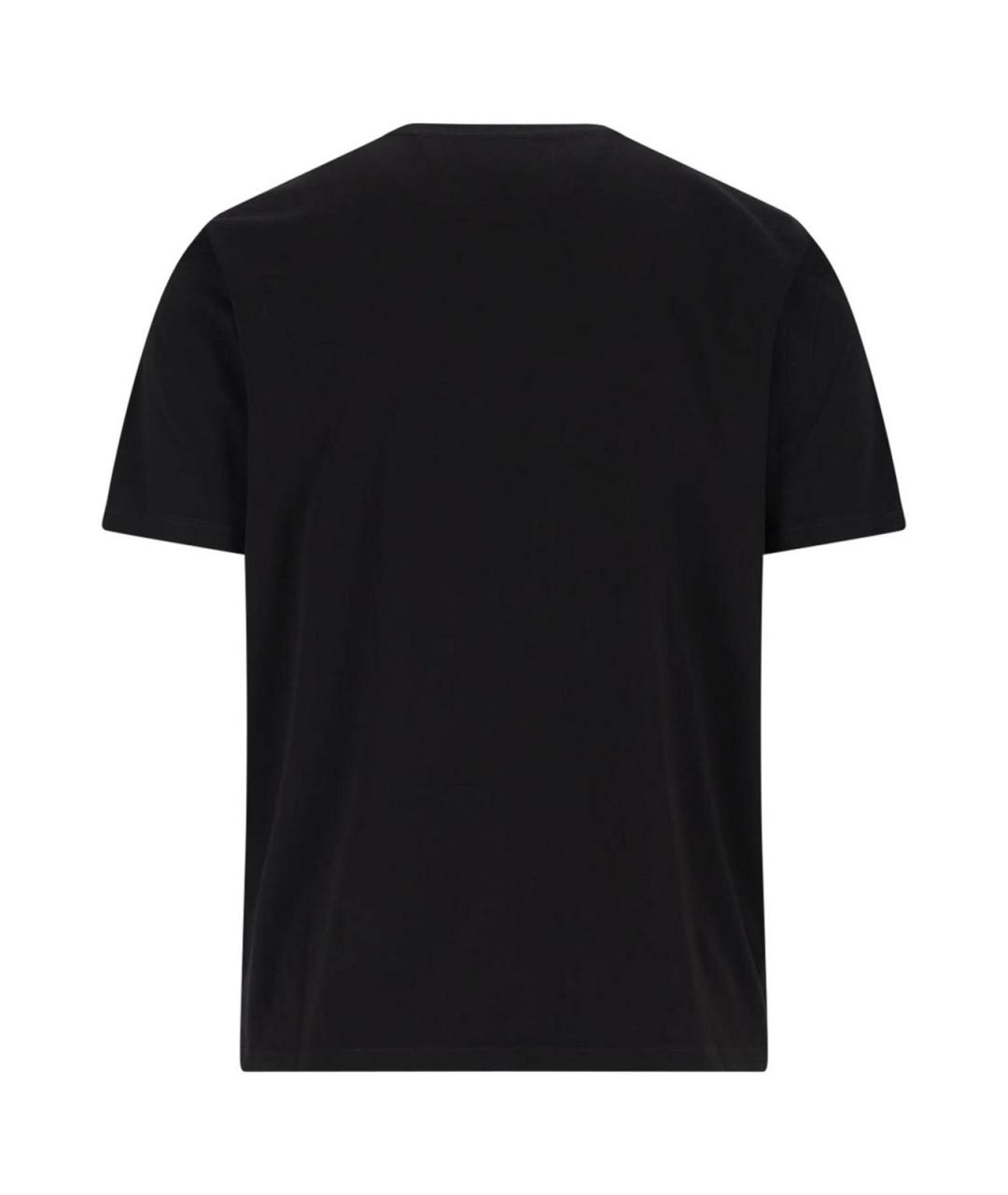CP COMPANY Черная хлопковая футболка, фото 2