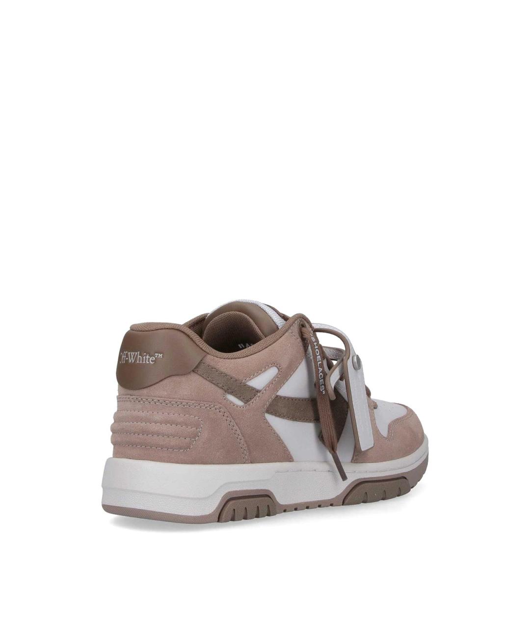 OFF-WHITE Мульти кожаные низкие кроссовки / кеды, фото 4