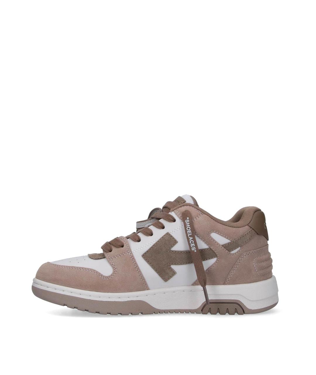 OFF-WHITE Мульти кожаные низкие кроссовки / кеды, фото 3