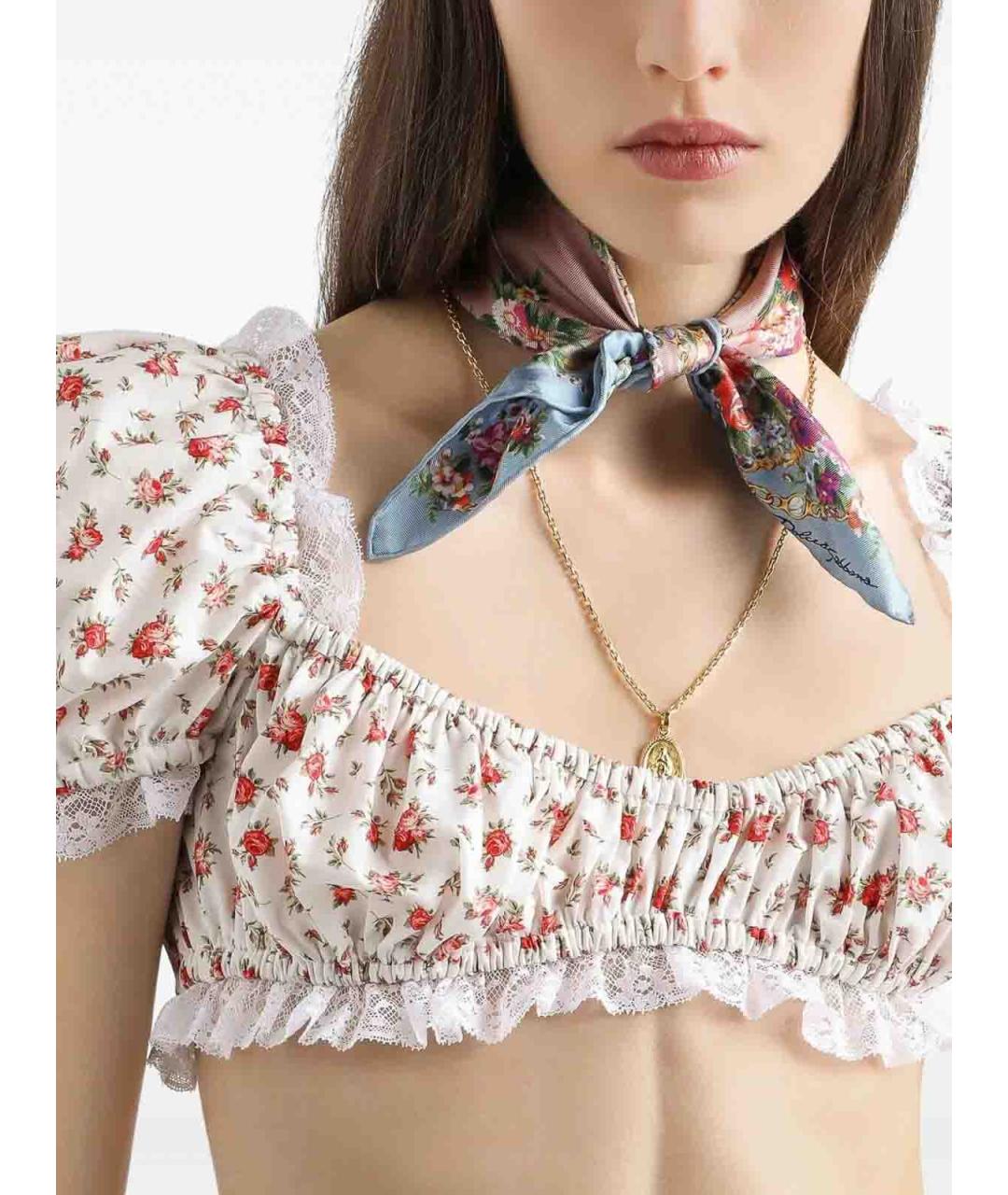 DOLCE&GABBANA Мульти хлопковая майка, фото 3