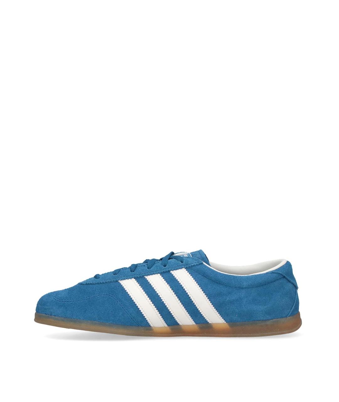 ADIDAS Синие кожаные низкие кроссовки / кеды, фото 3