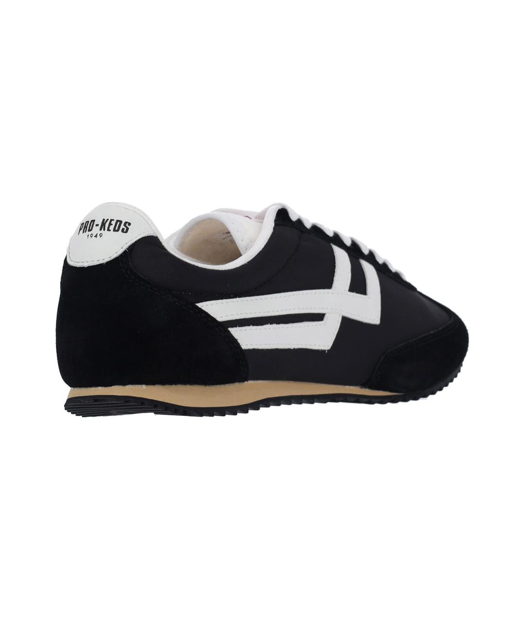 PRO-KEDS Черные кожаные низкие кроссовки / кеды, фото 4