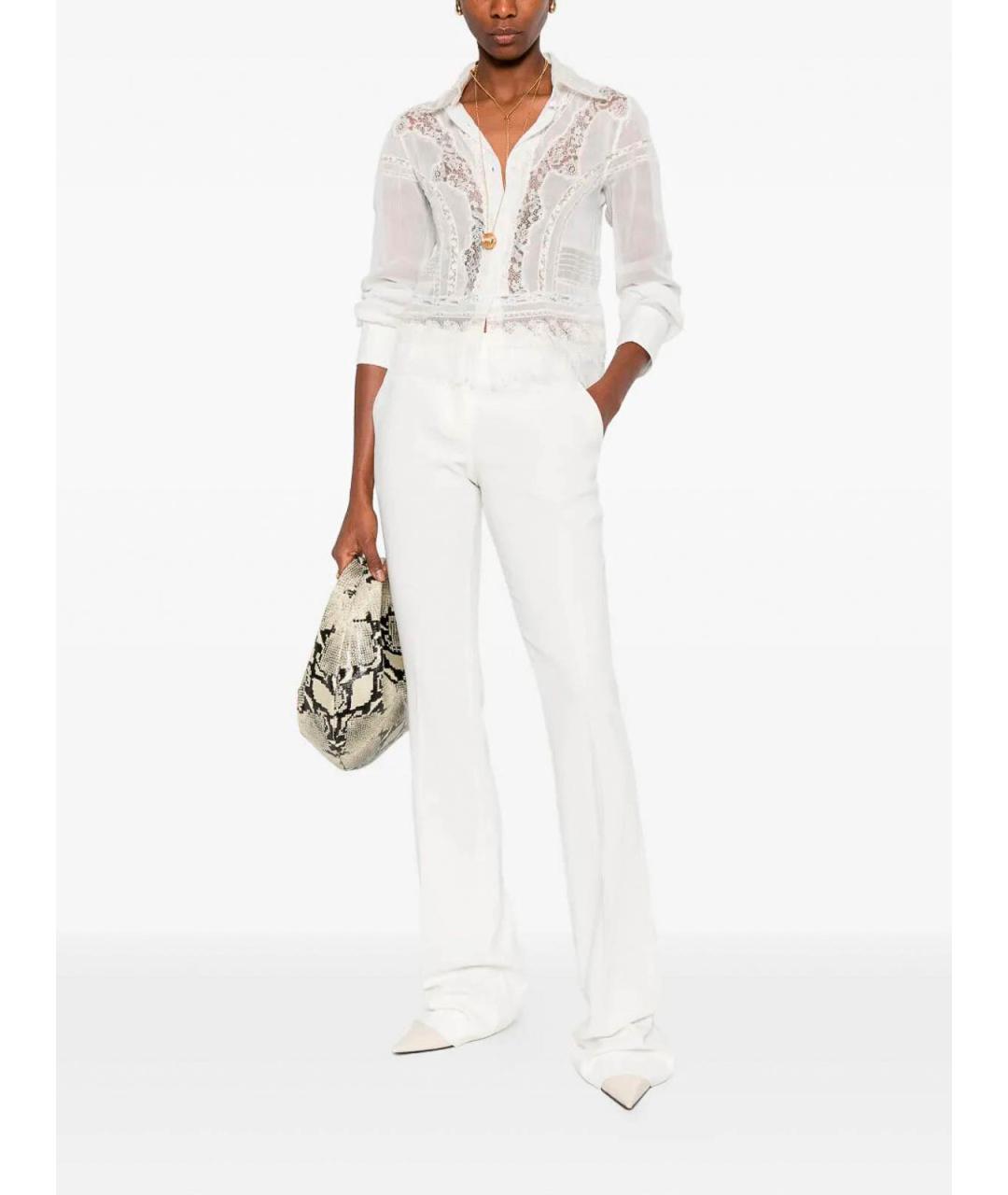 ERMANNO SCERVINO Белые джинсы клеш, фото 2
