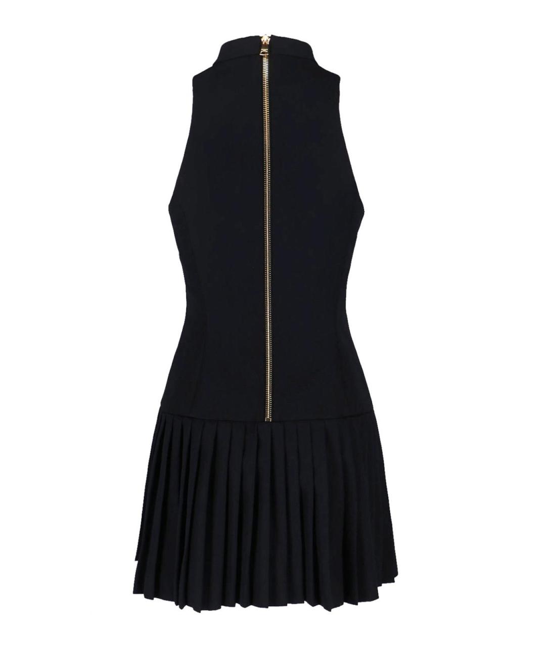 BALMAIN Черное шерстяное повседневное платье, фото 2