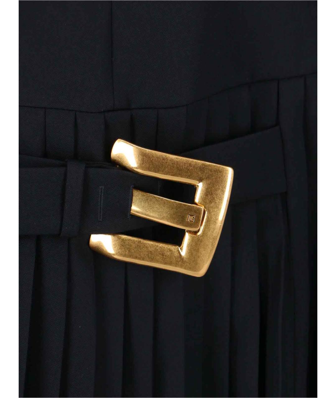 BALMAIN Черное шерстяное повседневное платье, фото 4