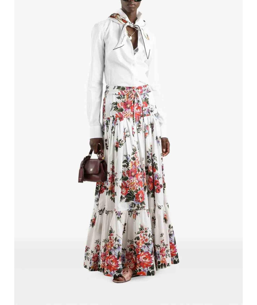 DOLCE&GABBANA Белая хлопковая рубашка, фото 2