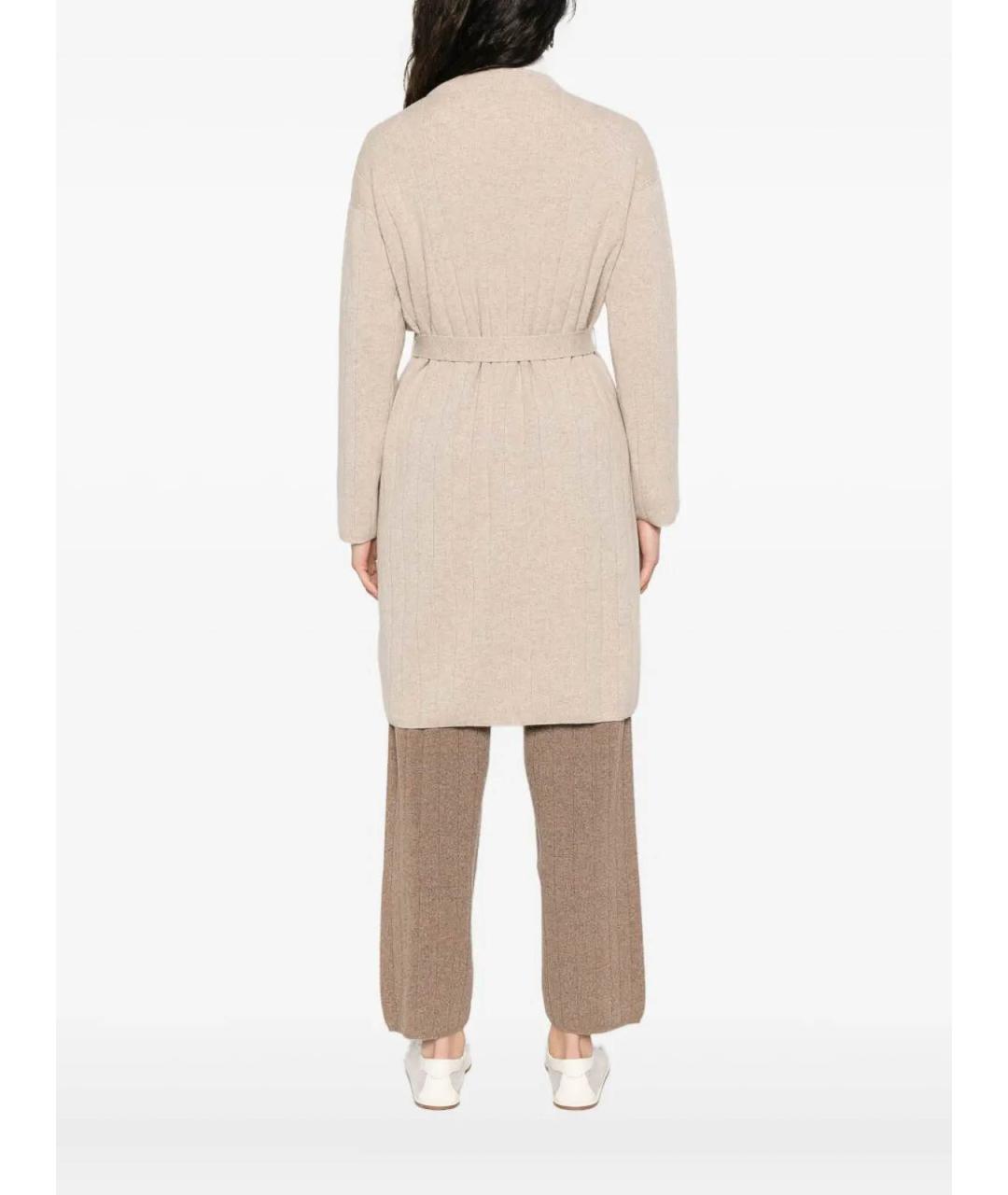 MAX MARA Бежевый кашемировый кардиган, фото 4