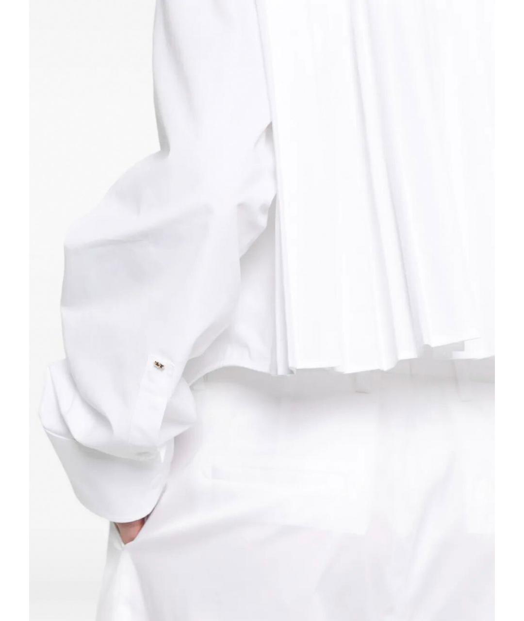 SPORTMAX Белая хлопковая рубашка, фото 4