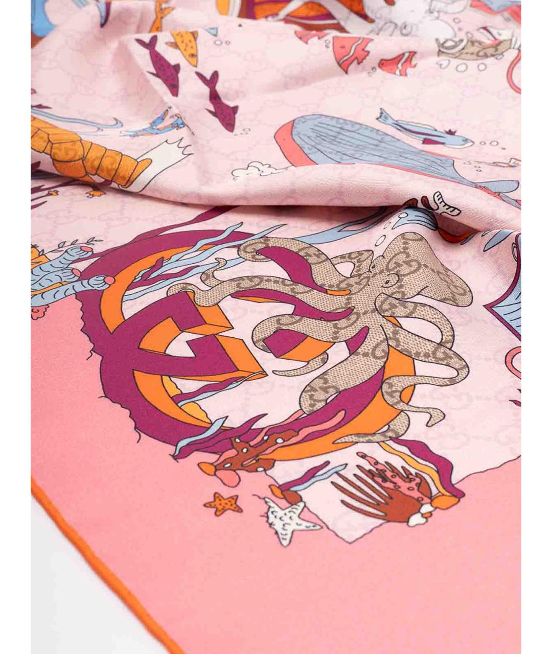 GUCCI Мульти шелковый платок, фото 4