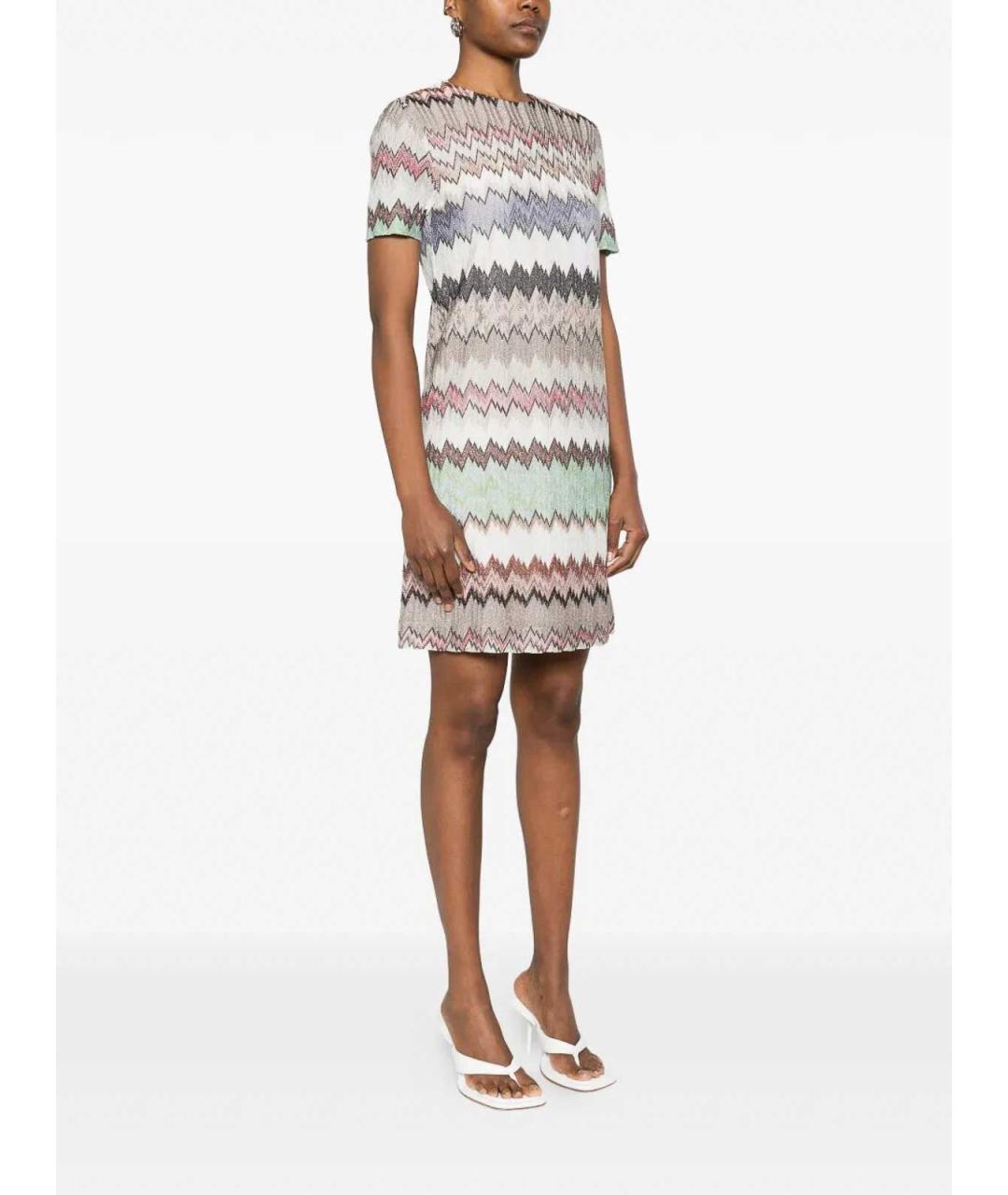 MISSONI Мульти вискозное повседневное платье, фото 4