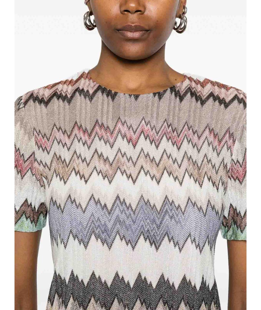 MISSONI Мульти вискозное повседневное платье, фото 5