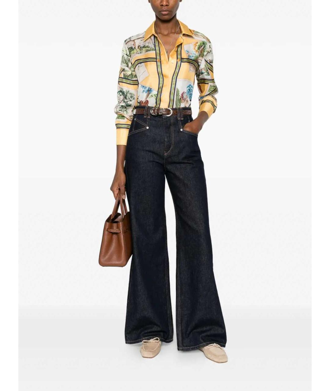 GUCCI Мульти шелковая рубашка, фото 3