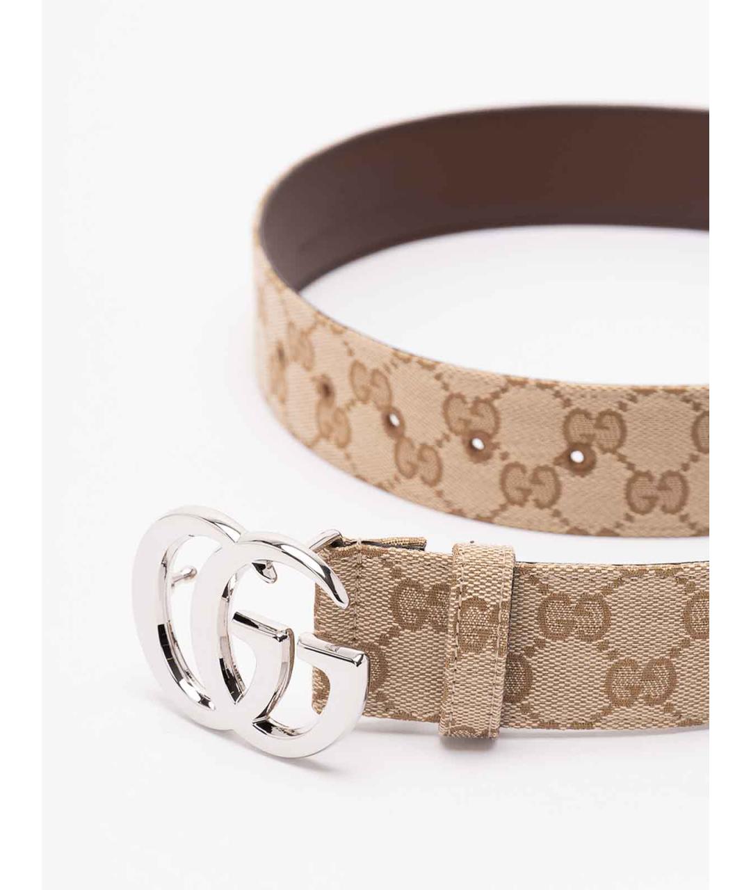 GUCCI Бежевый ремень, фото 2
