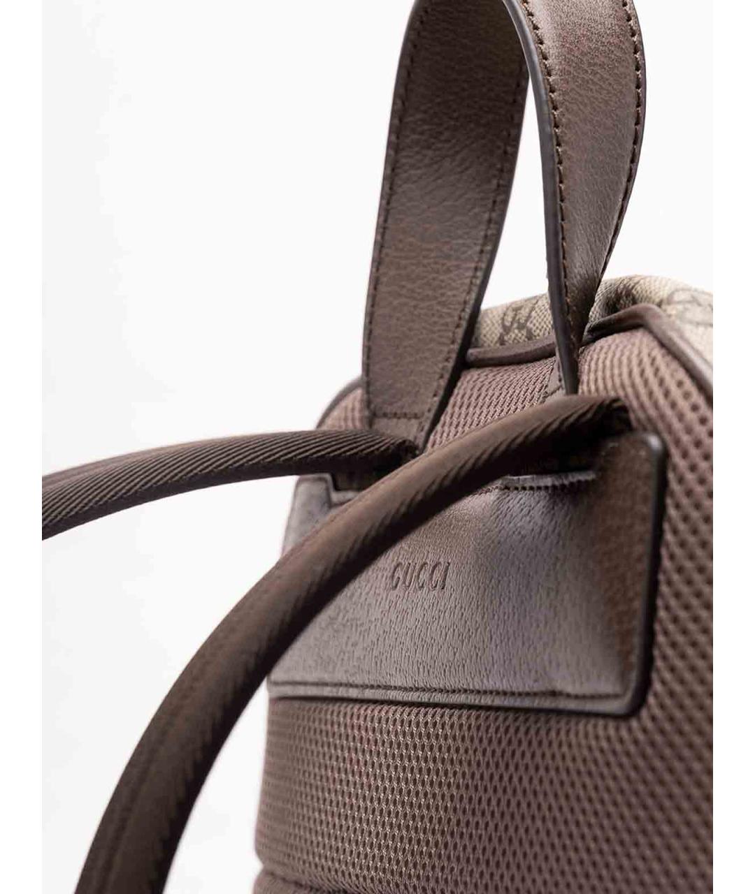 GUCCI Бежевый синтетический рюкзак, фото 5