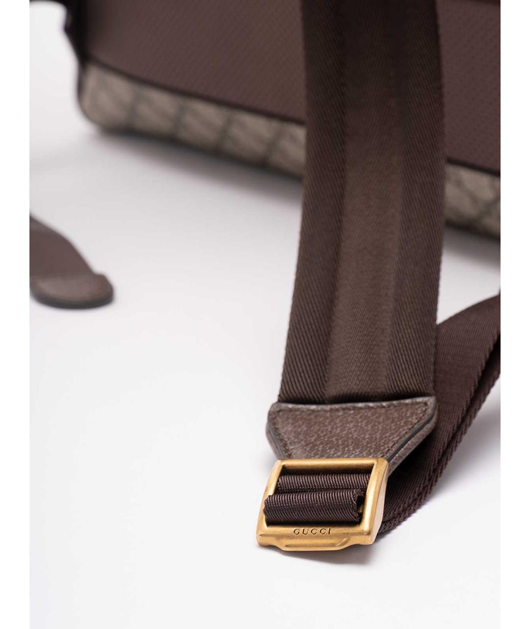 GUCCI Бежевый синтетический рюкзак, фото 4