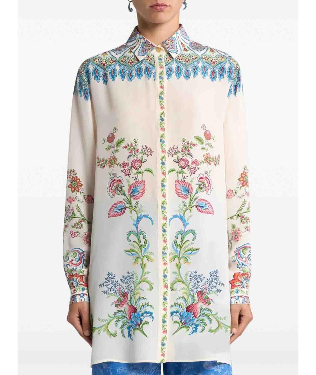 ETRO Мульти шелковая рубашка, фото 2