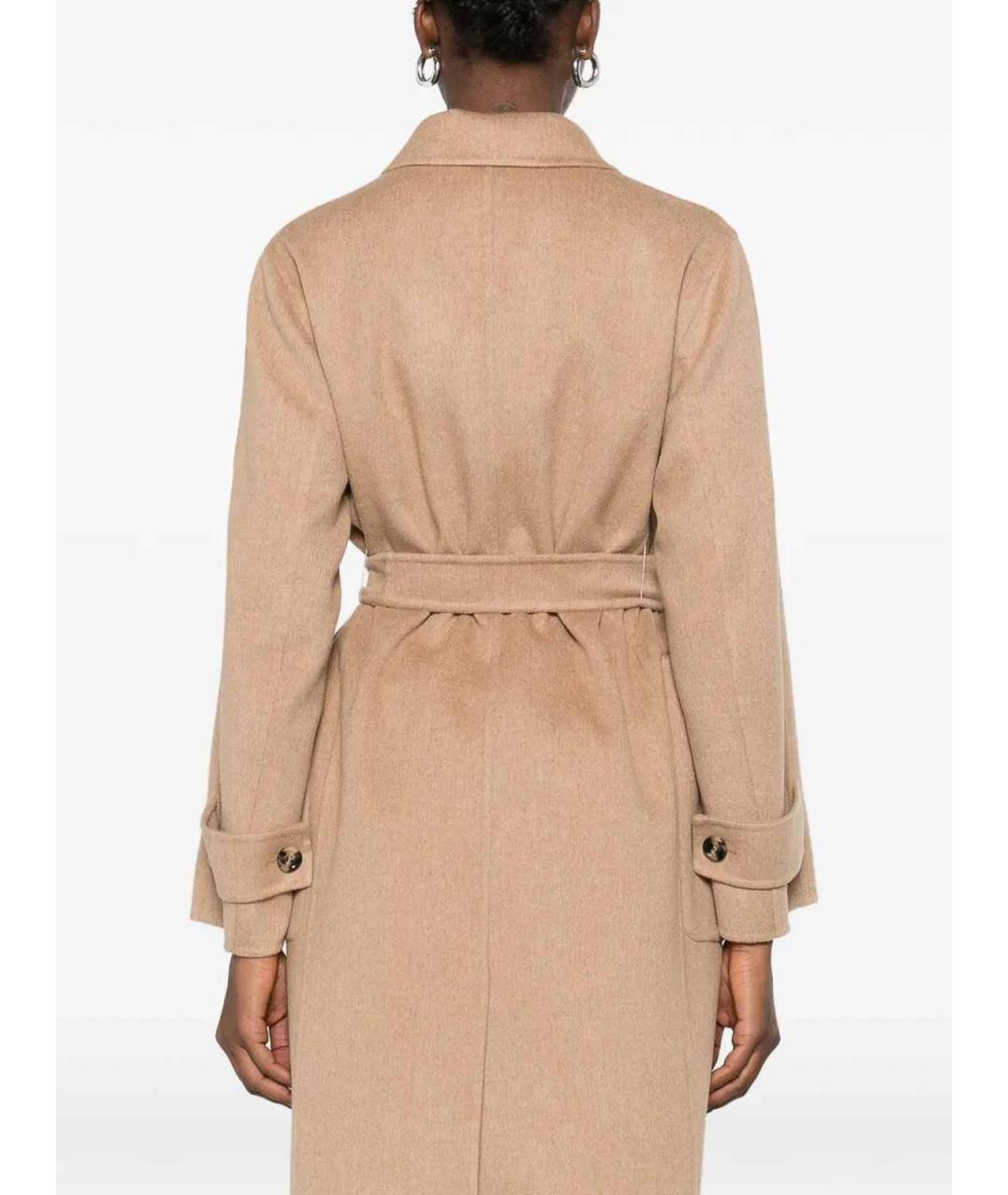 MAX MARA Бежевое кашемировое пальто, фото 4