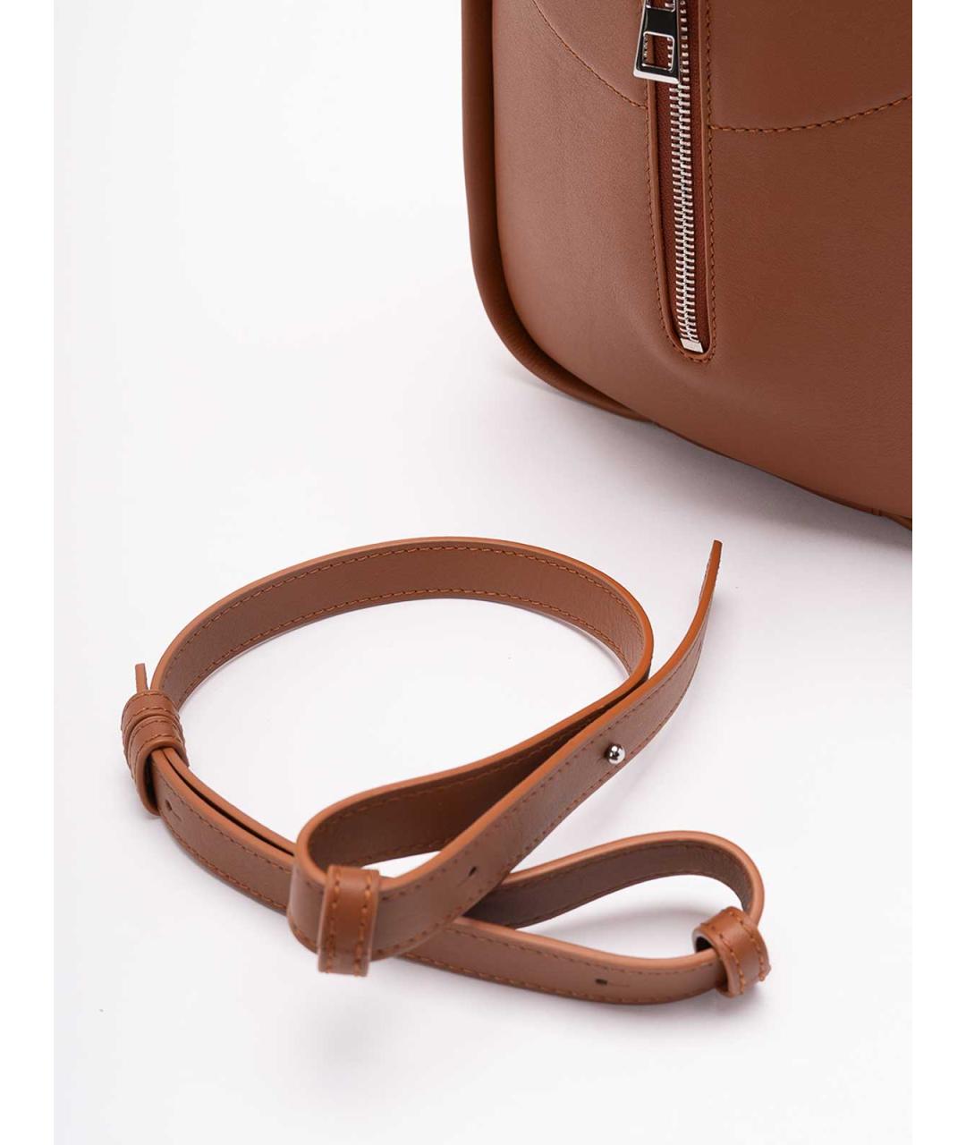 LOEWE Коричневая кожаная сумка тоут, фото 4