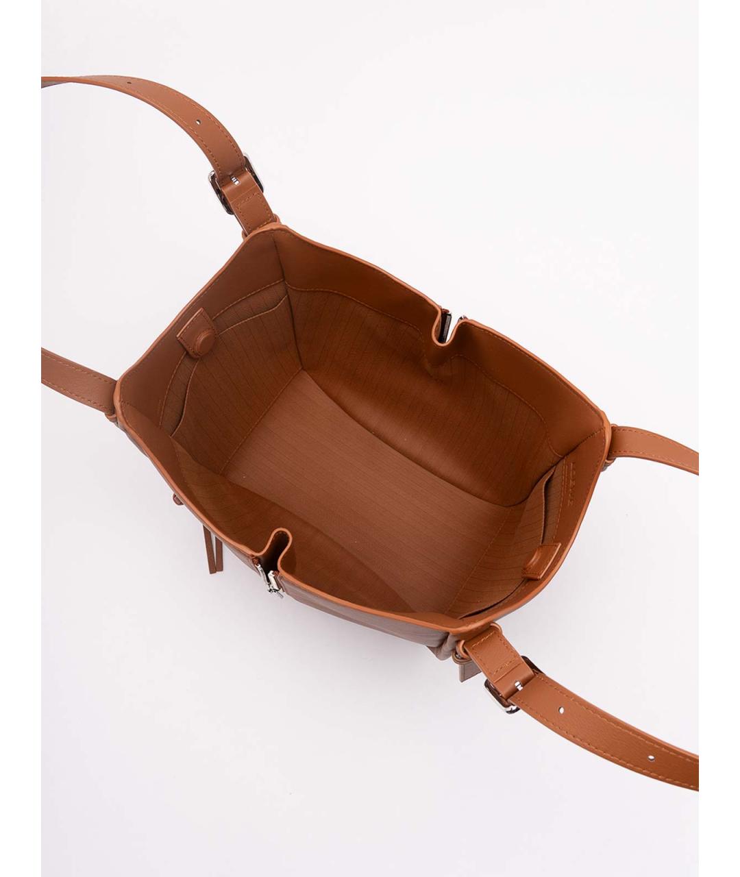 LOEWE Коричневая кожаная сумка тоут, фото 6
