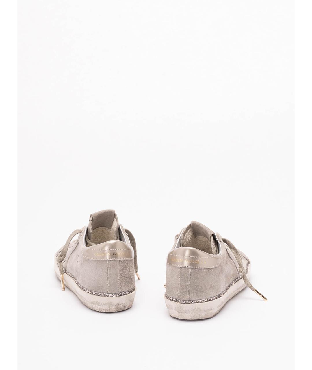 GOLDEN GOOSE Бежевые кожаные кроссовки, фото 3