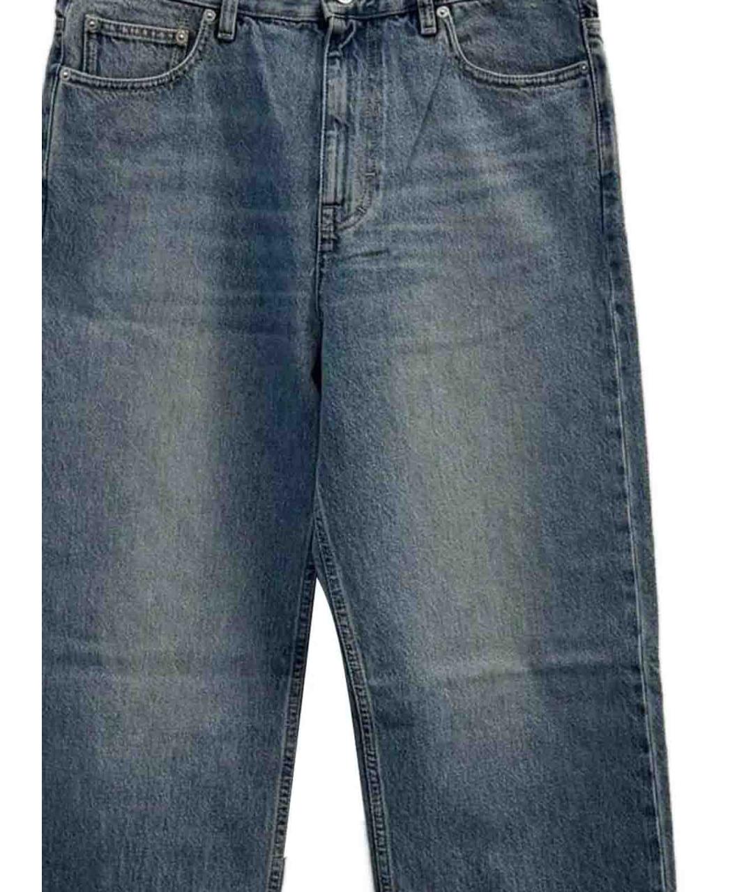 GUCCI Голубые хлопковые джинсы, фото 2