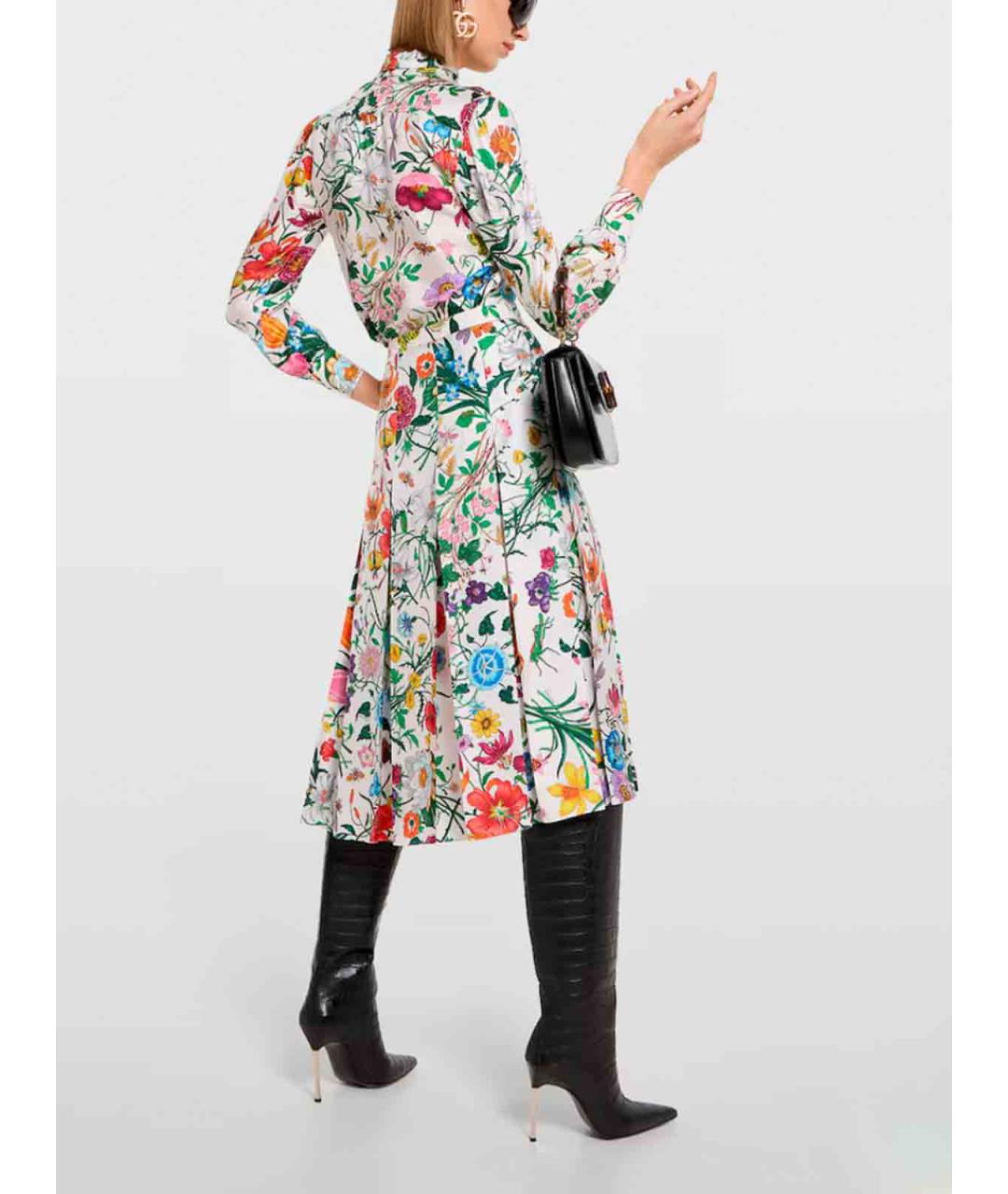GUCCI Мульти шелковая рубашка, фото 3