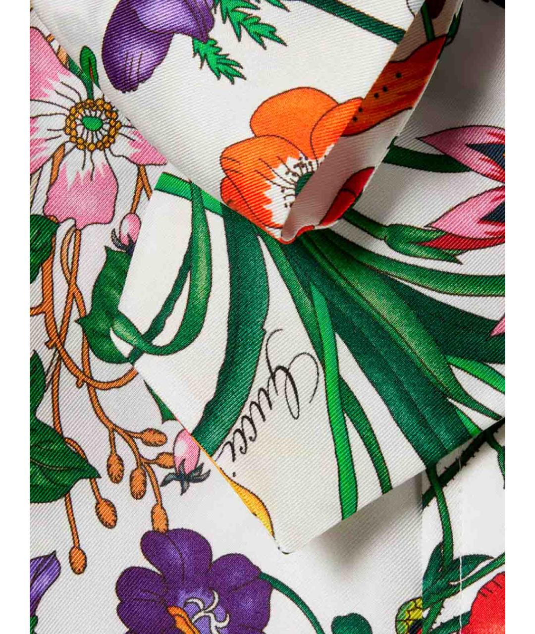 GUCCI Мульти шелковая рубашка, фото 4