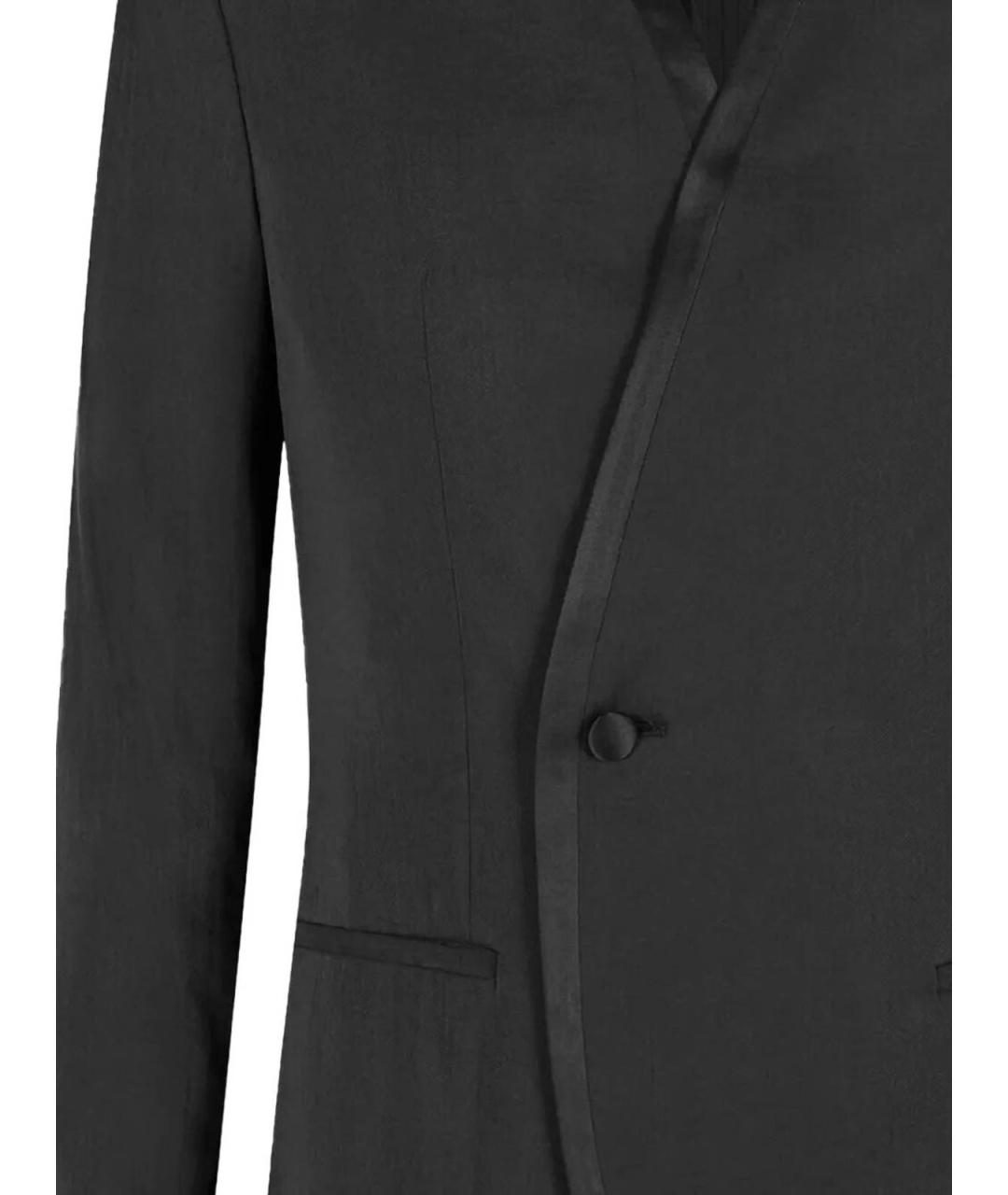 GIORGIO ARMANI Черный полиамидовый пиджак, фото 2